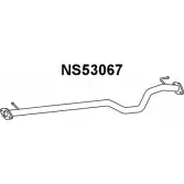 Выхлопная труба глушителя VENEPORTE Nissan Qashqai (J11) 2 Кроссовер 1.5 dCi 110 л.с. 2013 – 2024 NS53067 J FGMJMD J3MHJQG