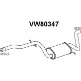 Задний глушитель VENEPORTE T LHUSQ4 VW80347 Volkswagen Golf Plus (5M1, 521) 1 Хэтчбек 1.6 TDI 105 л.с. 2009 – 2013 4SGYAPJ
