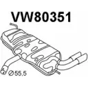 Задний глушитель VENEPORTE T 2VM3 WB0V2 VW80351 1202597683