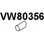 Выхлопная труба глушителя VENEPORTE 85VZCD A VW80356 Volkswagen Golf 7 (5G1, BQ1, BE2) Хэтчбек 1.6 TDI 105 л.с. 2012 – наст. время TOZOU0
