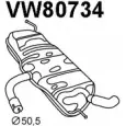 Задний глушитель VENEPORTE VW80734 48RF 67Q Volkswagen Golf Plus (5M1, 521) 1 Хэтчбек 1.2 TSI 105 л.с. 2009 – 2013 1US5Y