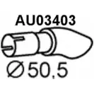 Выхлопная труба глушителя VENEPORTE 6XB3RJ0 Audi A6 (C6) 3 Седан 2.7 Tdi 163 л.с. 2004 – 2011 PI MWP AU03403
