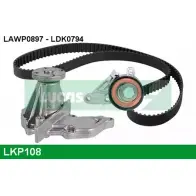 Водяной насос, помпа + комплект зубчатого ремня LUCAS ENGINE DRIVE YXI0NLA 1202761248 LKP108 T 0SJL