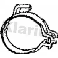 Кронштейн, система выпуска ОГ KLARIUS 1202935803 S8UKHW7 G8N QOSE GMP17