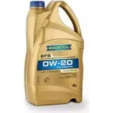 Моторное масло синтетическое EFS EcoFullSynth. SAE 0W-20, 4 л RAVENOL 111110500401999 1203139161 5X J7JO 4014835843158