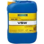 Моторное масло синтетическое VSW SAE 0W-30, 10 л