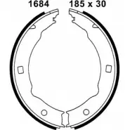 Тормозные колодки ручника, комплект BSF 3JB V3K 1203446885 YT7PW1 01684