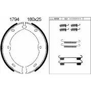 Тормозные колодки ручника, комплект BSF 01794K SJH H2 KL2QY Mercedes Sprinter (906) 2 Фургон 2.1 (5T) 516 CDI (9053. 9055. 9057) 163 л.с. 2009 – 2024