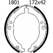 Тормозные колодки ручника, комплект BSF X4W 8A 1203446989 2NYHG 01801