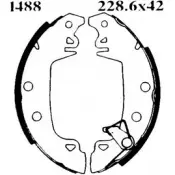 Тормозные колодки, комплект BSF DAL6 MU1 1203447268 8K5K78Z 06068