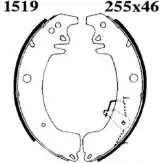 Тормозные колодки, комплект BSF 06081 69JUQV DC6V GY 1203447318