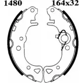 Тормозные колодки, комплект BSF BYR9Q 6 1203447692 QQ9O6 06201
