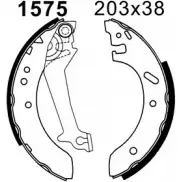 Тормозные колодки, комплект BSF 67C 42E7 AMQJ7U 1203448193 01575