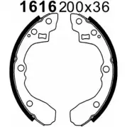Тормозные колодки, комплект BSF 06481 GCKQ X 1203448796 YYK023