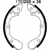 Тормозные колодки, комплект BSF 1203449169 8K6BILA V WDDM 01783