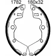 Тормозные колодки, комплект BSF 01782 1203449185 670NXRX 4CP9 6K