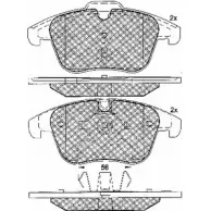 Тормозные колодки, дисковые, комплект BSF V1R2N N 1203450855 UHRWT2A 10908