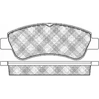 Тормозные колодки, дисковые, комплект BSF 10970 GV3SZ 1203451099 SN FMW