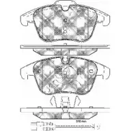 Тормозные колодки, дисковые, комплект BSF 1203452239 10983 D30KKV7 C 08UAR4