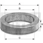 Воздушный фильтр MANN-FILTER 1204856778 A15PU JSW 89Z C 2646