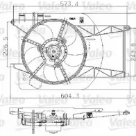 Мотор вентилятора VALEO 1206098898 W QRBP 698764 JF97Z