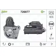 Стартер VALEO 726877 1206122744 ZIOOMI T1J OG