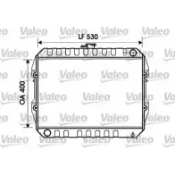 Радиатор охлаждения двигателя VALEO RG6A R 27YPQO 734846 1206140032