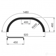 Крыло ALU-SV 1437277740 2RIT 0YY 54b00b3715 - Изображение 3