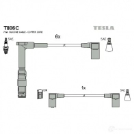 Высоковольтные провода зажигания, комплект TESLA t806c 2695895 8595141011999 TK LJTAK