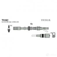 Высоковольтные провода зажигания, комплект TESLA t559c 8595141017199 UCE3 U 2695717