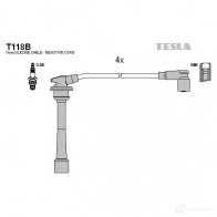 Высоковольтные провода зажигания, комплект TESLA Hyundai Elantra (XD) 3 Седан 1.6 105 л.с. 2003 – 2006 WVP G87 t118b 8595141021639