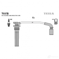 Высоковольтные провода зажигания, комплект TESLA 8595141026160 6K45 AUX Chevrolet Spark 3 (M300) Хэтчбек 1.2 LPG 82 л.с. 2010 – наст. время t697b