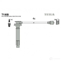 Высоковольтные провода зажигания, комплект TESLA t180b 2F1 7M08 Subaru Forester (SF) 1 1997 – 2002 8595141022292