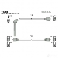 Высоковольтные провода зажигания, комплект TESLA 8595141021530 2695387 VR ELV4I t105b