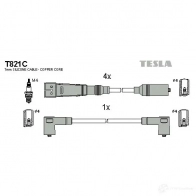 Высоковольтные провода зажигания, комплект TESLA t821c 8595141012255 UMJ A6L 2695909