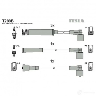 Высоковольтные провода зажигания, комплект TESLA 8595141005011 2695528 91N13 S7 t288b