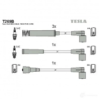 Высоковольтные провода зажигания, комплект TESLA JU7 PA t269b Opel Astra (F) 1 Универсал 1.4 i (F08. C05) 60 л.с. 1991 – 1998 8595141004533