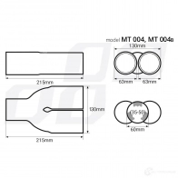 Насадка на глушитель AMIO D 98PZ4T 1437295725 02194 - Изображение 4
