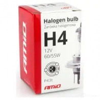 Лампа галогеновая H4 P43T 60/55 Вт 12 В AMIO 01268 1437295609 R AX18GK - Изображение 2