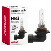 Лампа галогеновая HB3 CLEAR 9005 60 Вт 12 В AMIO 5 OBBTHZ 01479 1437295611
