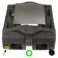 Тормозной суппорт TEXTAR 38000 0924 0 1 38092400 Citroen Xantia 1 (X1, X2) Универсал 1.9 Turbo D 90 л.с. 1995 – 2003 38000 0924