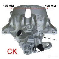 Тормозной суппорт TEXTAR 38000 0758 Citroen C5 1 (DC, PF3) Хэтчбек 38075800 38000 0758 0 1