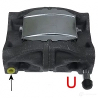 Тормозной суппорт TEXTAR 38089000 Citroen Xantia 1 (X1, X2) Хэтчбек 1.8 i 16V 110 л.с. 1995 – 2001 38000 0890 38000 0890 0 1