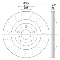 Тормозной диск TEXTAR 98200 2199 0 1 OE-Line 92219910 Audi A4 (B7) 3 Кабриолет 4.2 Rs4 Quattro 420 л.с. 2006 – 2009 98200 2199 0 1