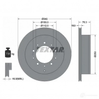 Тормозной диск TEXTAR 49FH4BP Lexus LX (J200) 3 Внедорожник 5.7 570 (URJ201) 389 л.с. 2009 – 2024 92198500 98200 1985 0 1 PRO