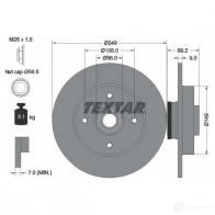 Тормозной диск TEXTAR 92202100 98200 2021 Peugeot 408 1 (PF2) Седан 2.0 16V 145 л.с. 2010 – наст. время 98200 2021 0 1