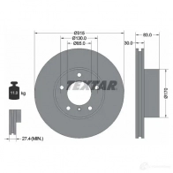 Тормозной диск TEXTAR Mercedes G-Class (W463) 2 Внедорожник 5.0 G 500 292 л.с. 2004 – 2005 92113400 98200 1134 0 1 98200 1134