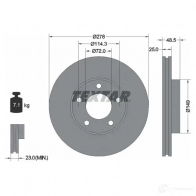 Тормозной диск TEXTAR 98200 1303 Mazda 3 (BL) 2 Хэтчбек 2.0 154 л.с. 2011 – 2013 92130300 98200 1303 0 1