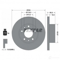 Тормозной диск TEXTAR 92073700 98200 0737 0 1 98200 0737 Peugeot Boxer 2 (230ZCT) Кабина с шасси