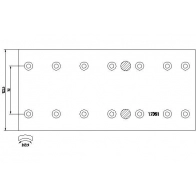 Накладки, башмаки тормозных колодок TEXTAR 17351 1000 0 5 DON7121 1735104 509530 17351